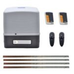Kit motor puerta corredera Simply 600kg + cremallera acero