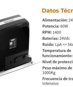 Motor puerta corredera 1000 KG Kit Motorline 2