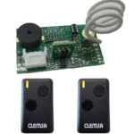 Kit receptor enchufable CLEMSA RNE248 con 2 mandos NT2 S