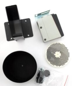 Kit fotocélula de reflexion con espejo y protecciones metal 4