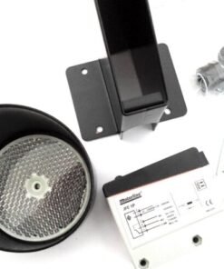 Kit fotocélula de reflexion con espejo y protecciones metal