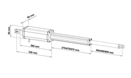 Medidas motor vds pm 300, 400, 600
