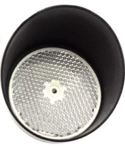 Visera protección metal espejo reflector fotocélula