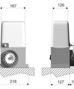 Mini Kit Artemis 800 motor puerta corredera 3