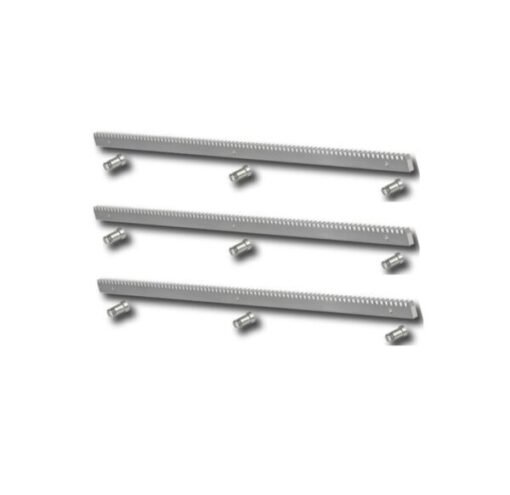 Pack 3 metros cremallera acero motor corredera