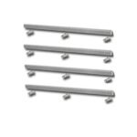 Pack 4 metros cremallera acero motor corredera