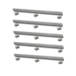 Pack 5 metros cremallera acero motor corredera