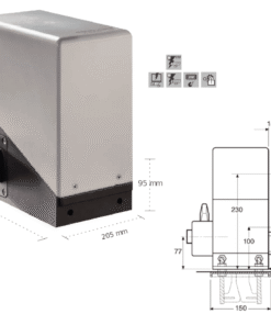 Erreka Toro KM1800 motor corredera uso intensivo