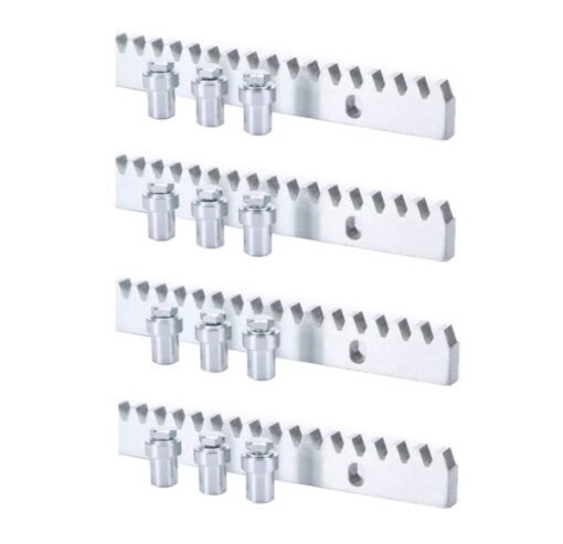 Pack 4 metros cremallera acero motor corredera