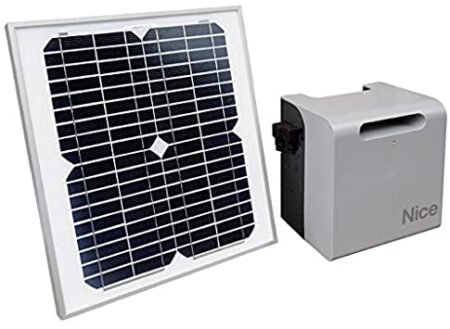 Kit placa solar alimentación motor puerta garaje NICE Solemyo 2