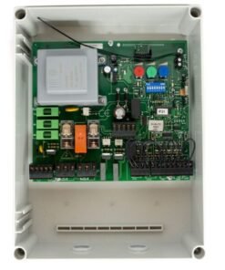 Central universal motores puertas batientes M2 230V, placa motor batiente