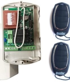Kit central universal para motor de persiana Rolly con 2 mandos