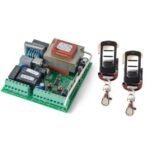 Kit central motor corredera 230v con 2 mandos