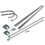 Kit Brazos Curvos telescópicos puertas basculantes contrapesadas