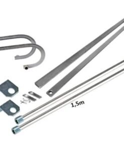 Kit Brazos Curvos telescópicos para puertas basculante contrapesadas