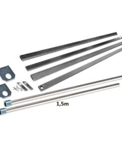 Kit Brazos Rectos telescópicos para puertas basculantes contrapesadas