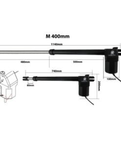Motor puerta batiente M400 230v derecho