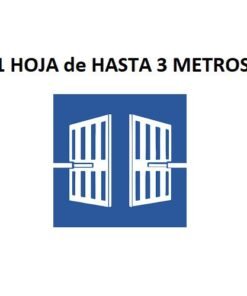 1 Hoja hasta 3 metros de longitud