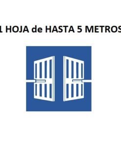 1 Hoja hasta 5 metros de longitud