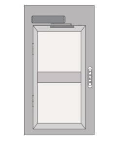 Motor para puerta peatonal automática SW100 3