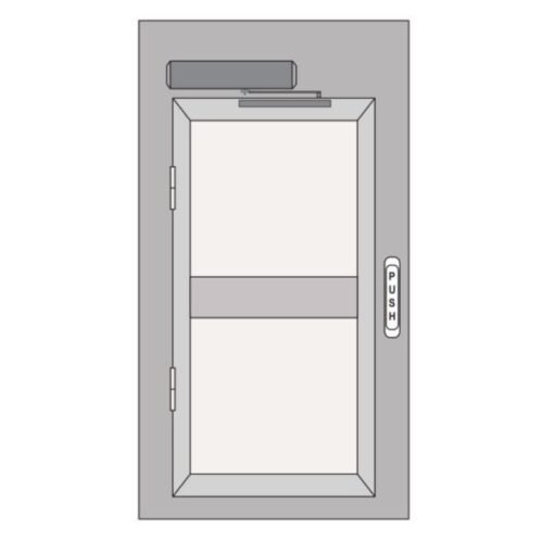 Motor para puerta peatonal automática SW100 3