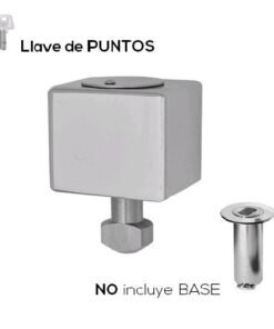 Candado seguridad cuadrado llave puntos puerta enrollable 2