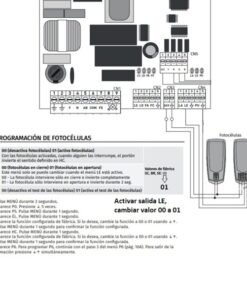 Como conectar fotocélula Motorline MF30 a central MC50