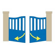 Central motor puerta batiente