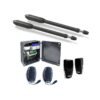 Kit motor puertas batientes de doble hoja Motorline Puma 24v