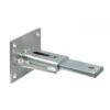Soporte trasero regulable para motores de puertas batientes