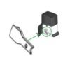 Palanca leva de metal para desbloqueo del motor para puerta corredera hidráulico. Compatible con los siguientes modelos: VDS AT PLUS 2500K, OXYGEN TYPHOON 2000, NORTON HISPANO MSC2000, MSC800, MSC1000