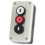 Botonera de 3 pulsadores para puertas y automatismos
