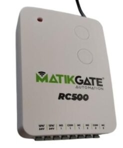 Matikgate RC500 receptor mandos exterior 2 canales 433Mhz