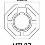 Adaptadores motor enrollable tubular MTL37 - 67mm