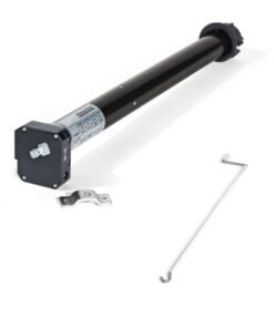 Motor tubular para persiana y toldo TUB140 MT (140KG) Con desbloqueo manual y manivela de gancho