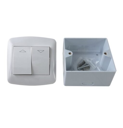 mando pulsador pared motores persianas, toldos, estores