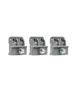 Juego 3 distanciadores atornillar para cremallera de acero 30 x 12