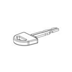 Llave desbloqueo para Motorline BRAVO 500/524 SLIDE 800