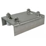 Caja mediana poleas rodillos nylon motor corredera