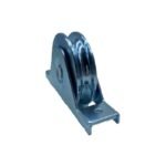 Rueda puerta corredera encastrar D80 U20 doble rodamiento