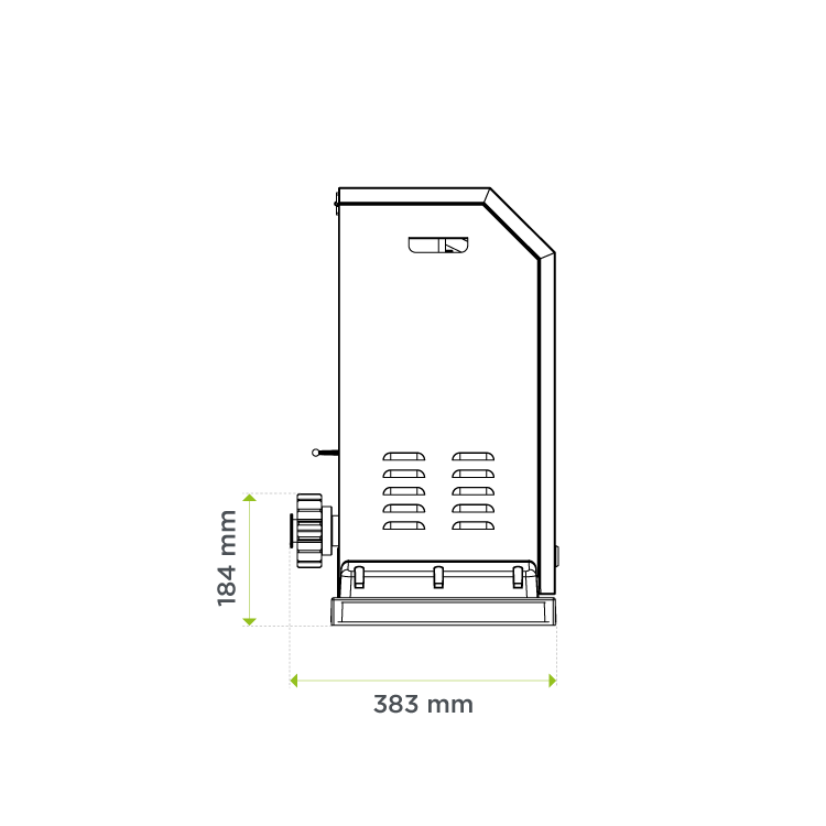 MEDIDAS Kit motor puerta corredera industrial 3000kg MATIKGATE ULTRA DIMENSIONES 2