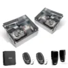 Kit motores enterrados puertas abatibles 2 hojas SUBWING 230v.