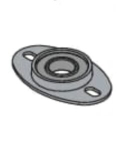 Repuesto Rodamiento con cojinete de diámetro Ø25mm, según OF292, más tornillos y tuercas. para motor de puerta seccional Motorline KVM25