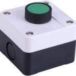 Pulsador pared estanco para motores de puertas automáticas