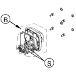 Conjunto tapa trasera motor hidraulico ERREKA VULCAN