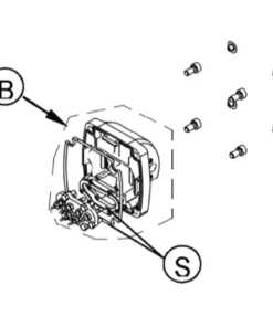 Conjunto tapa trasera motor hidraulico ERREKA VULCAN