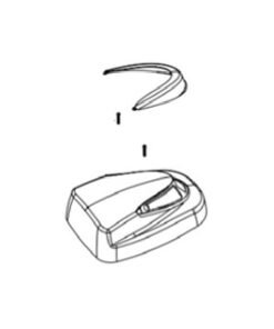 Carcasa con visor motor puerta seccional VDS Utile. STP023, STP024