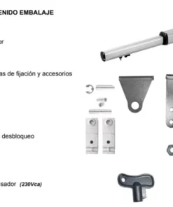 Motor electromecánico puerta abatible VDS PM1 SC 400