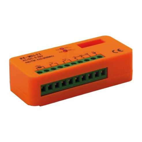 Receptor WiFi + radio multi frecuencia capacidad 500 códigos.