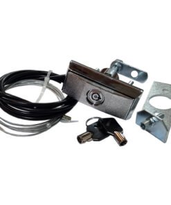 Desbloqueo llave tubular con tirador para puerta basculante